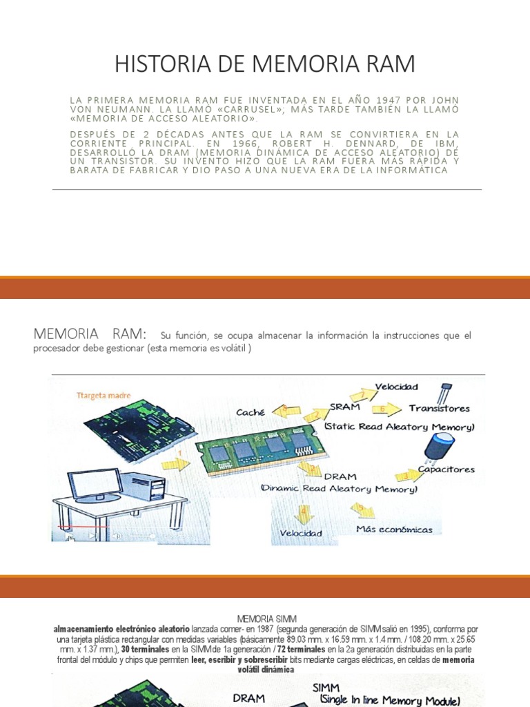 Exposicion de Memoria Ram | PDF | Memoria de acceso aleatorio ...