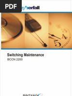 Switching Maintenance Training