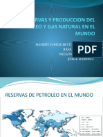 Reservas y Produccion Del Petroleo y Gas Natural - G1