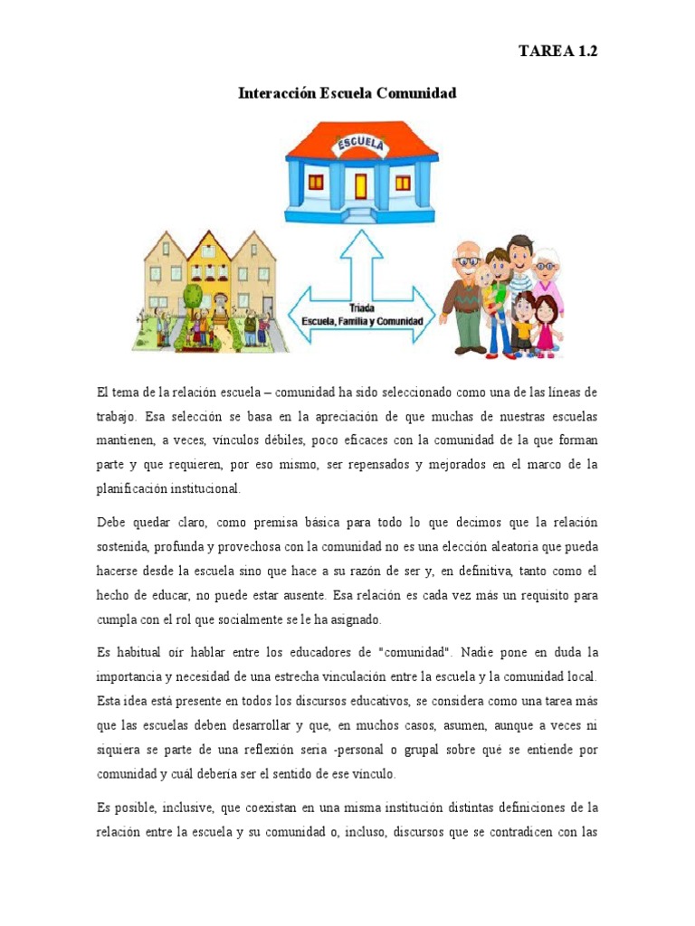 La importancia de la relación escuela-comunidad y su impacto en la ...