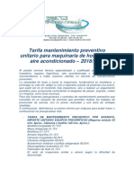 013 Mantenimiento Preventivo Unitario 2018 - 2019