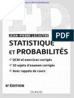 Statistique Probabilités: Jean-Pierre Lecoutre