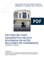 Estudio de Caso Diagnóstico de Ecoeficiencia en Hotel Balcones de Chinandega Nicaragua