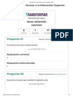 Simulador de Razonamiento Lógico Transformar 2022