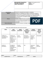 Procedimiento de Selección de Proveedores y Contratistas