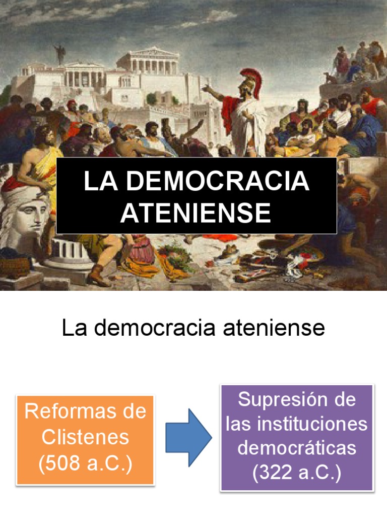 La Democracia Ateniense | PDF | Grecia clasica | Atenas clásica