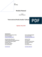 Module Manualinternational Media Studies2020 05eng