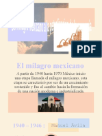 Del Milagro Mexicano A La Petrolizacion de La Economia