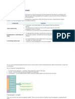 How to Structure Paragraphs