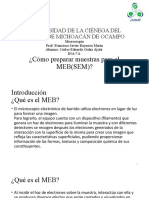 ¿Cómo Preparar Una Muestra para El Microscopio Electrónico de Barrido (MEB)