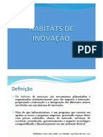 Habitats de inovação: apoiando o desenvolvimento local