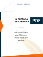 Sucesión Testamentaria