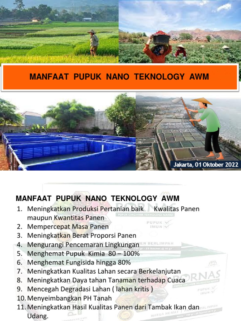 Manfaat Pupuk Nano Teknologi AWM | PDF