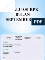 Evaluasi RPK September