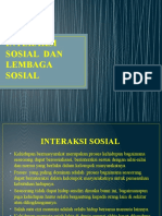 Interaksi Sosial Dan Lembaga Sosial