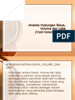 4. Analisis Hubungan Biaya, Volume Dan Laba