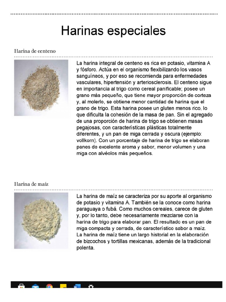 Tipos de Harina | PDF