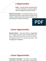 Career Opportunities