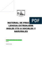 Material de Practica Lengua Extranjera Ingles 5to A Sociales y Naturales