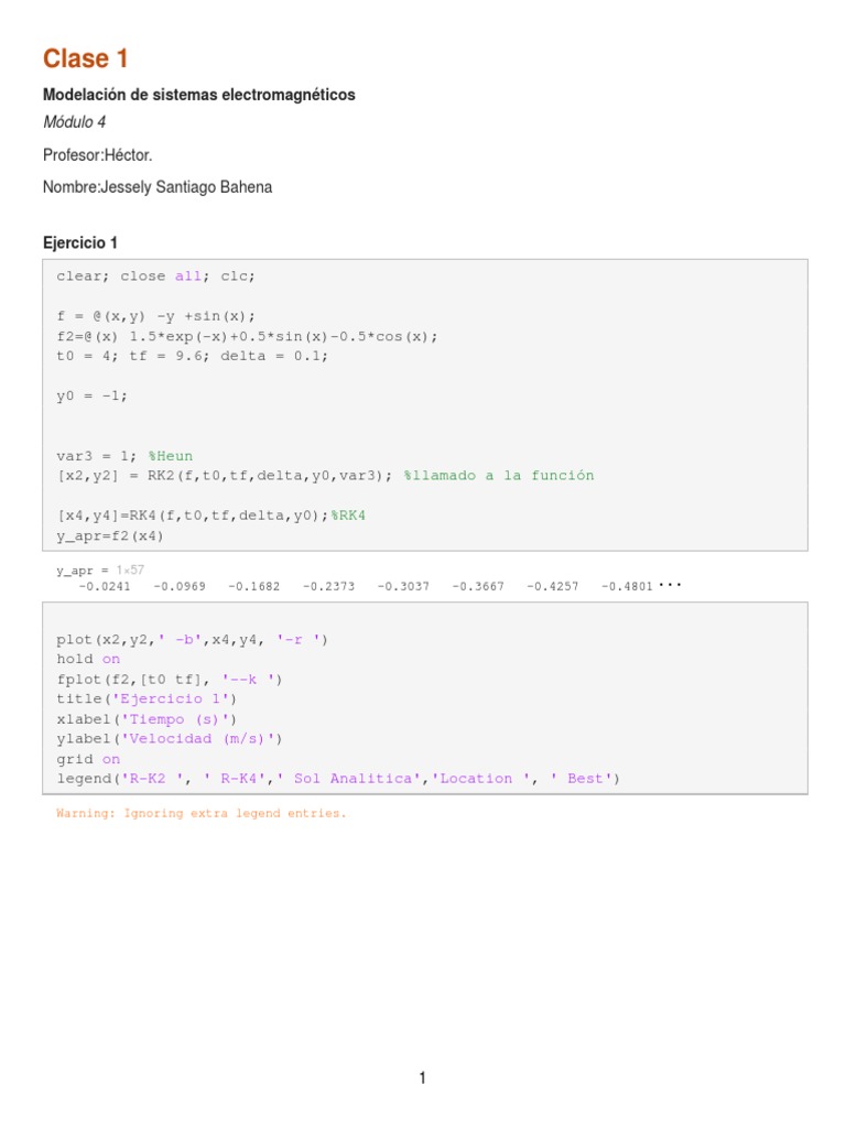 Ejercicios Matlab | PDF | Algorithms And Data Structures | Data Management
