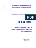 Https - WWW - Aerocivil.gov - Co - Normatividad - RAC - RAC 205 - Unidades de Medida para Las Operaciones Aéreas y Terrestres de Las Aeronaves