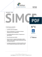 Ensayo4 Simce Matematica 2basico 2016