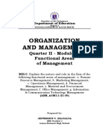 Organization and Management 11 Q2 Week15 MELC15 MOD Baloaloa, Jefferson