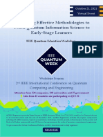 Final Program - IEEE Q Ed Workshop - Quantum Week QCE 21