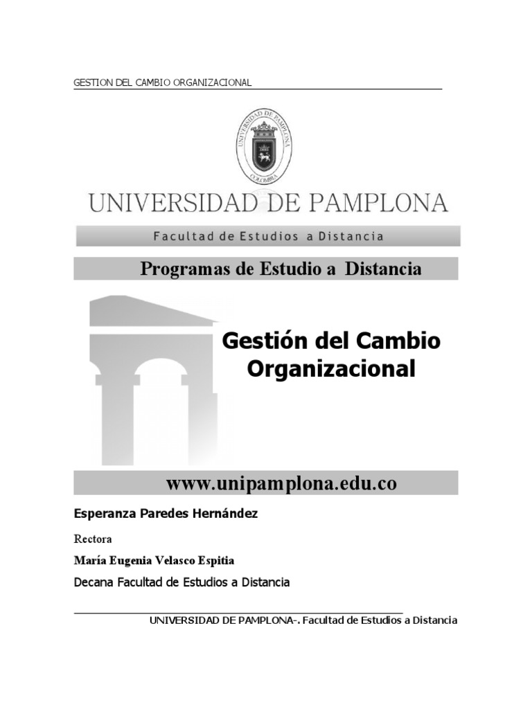 Gestion Del Cambio Organizacional | PDF | Gestión del cambio | Aprendizaje