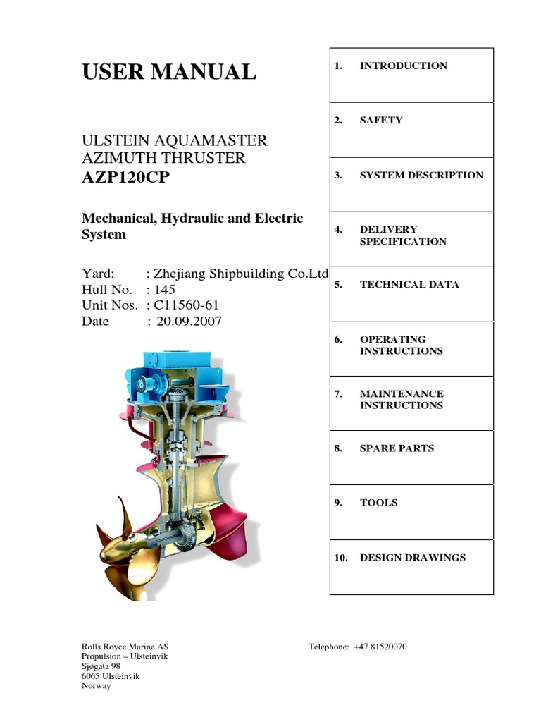 Umazp120cpc11560 61 | PDF | Gear | Propeller