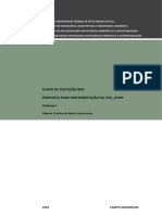 Plano de Execução Bim - Proposta para Implementação Na Cpo - Ufms