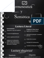 Lectura Literal, Alegórica y Hermenéutica