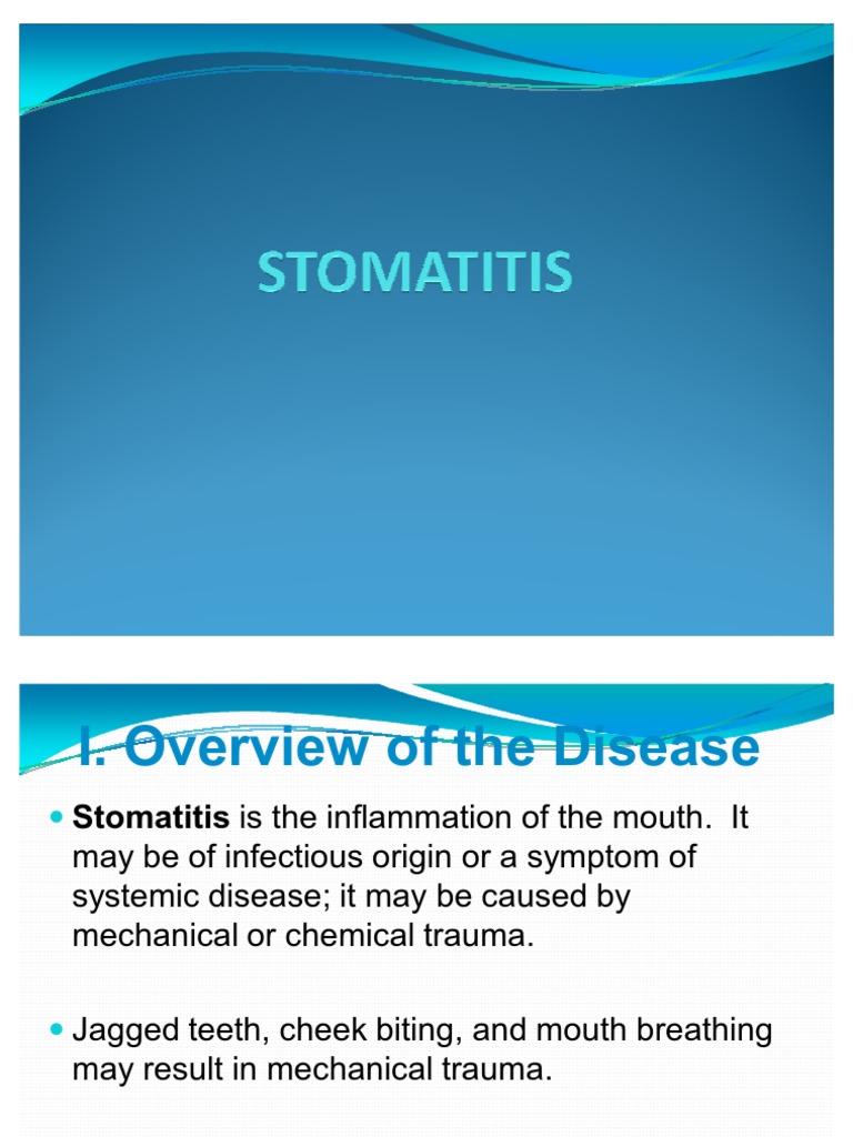 Nursing Care for Stomatitis Management | PDF | Health Sciences ...
