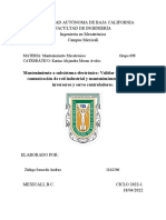 Mantenimiento A Subsistema Electrónico - Sem12