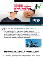 Charla motivacional para jovenes