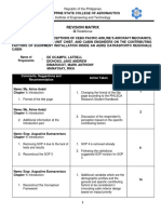 Revision Matrix