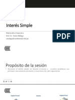 Matemática Financiera Interes Simple II