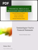 Terminalogies Used in Financial Statements and Insights From Annual Reports