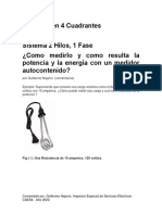 Como Se Mide y Que Resulta Sistema 2 Hilos 1 Fase Leccion 5 UNA RESISTENCIA SOLA