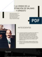 De La Crisis de La Administración de Salinas