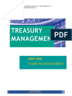 1 Chapter 1 Treasury Management Treasury Department