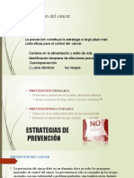 Prevencion y Deteccion Temprana Del Cancer