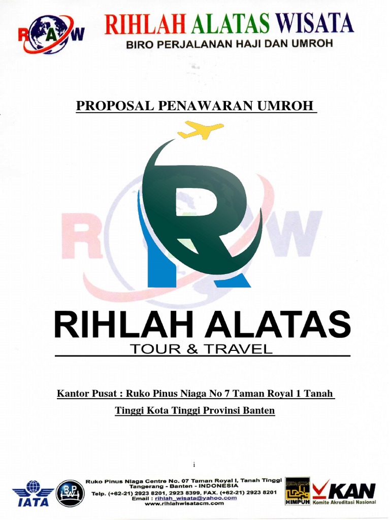 Proposal Kerjasama Umroh Rihlah Alatas | PDF