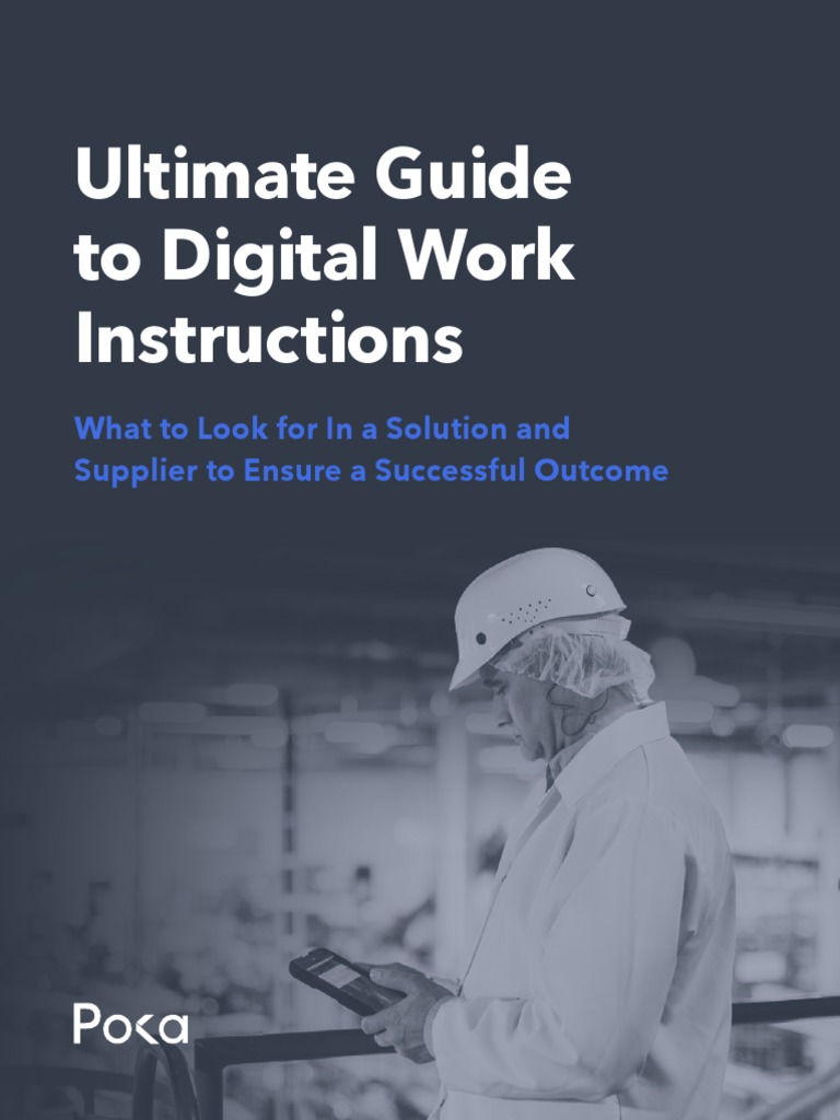 Digital Work Instructions for Pharma | PDF | Total Cost Of Ownership ...