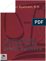 PDF Seluk Beluk Dan Asas Asas Hukum Perdata Compress