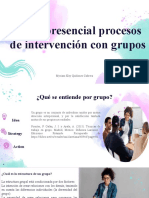 Clase Presencial Procesos de Intervención Con Grupos