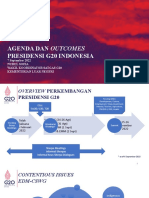 Paparan Agenda Dan Keluaran G20 Presidensi RI - Diskusi Pojok Iklim, 7 Sept 2022