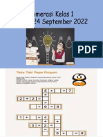Numerasi Kelas 1 Sabtu, 24 September 2022