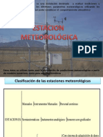 Estaciones meteorológicas