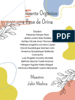 Fertilizante orgánico de orina